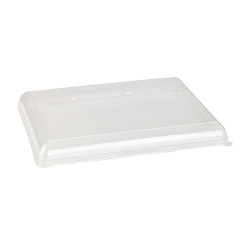 Couvercle PET transparent "BioNchic" 39,2 x 29,5 x 3,3 cm - 25 unités