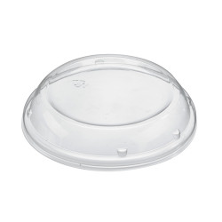 Couvercle dôme transparent en plastique PS Ø150mm H25 mm - 500 unités