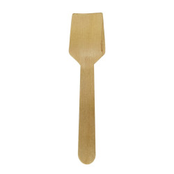 Cuillère à glace bois 9,5 cm - 100 unités