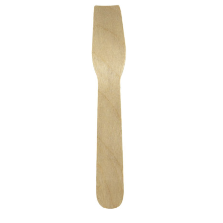Cuillère à glace bois emballage papier kraft  H95 mm - 100 unités