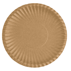 Assiette ronde en kraft 15,2 cm