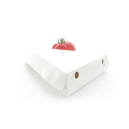 Cartons pizza triangulaires blancs – Idéale pour vos livraisons et ventes à emporter