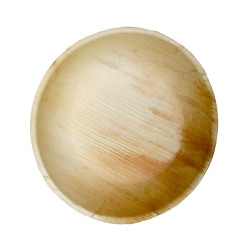 Bol rond en palmier 3000 ml Diam: 30 cm 30 x 30 x 6 cm - 10 unités