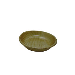 Bol plastique PS décor pin  - 700ml - 18,8 cm x 13,5 cm x 4 cm.  400 unités
