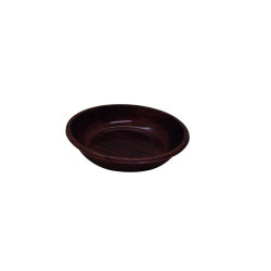 Bol plastique PS décor teck - 700ml - 18,8 cm x 13,5 cm x 4 cm.  400 unités