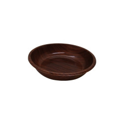 Bol plastique PS décor teck   930ml - 100 unités
