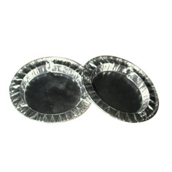 Cendrier aluminium argent Diam: 8,5 cm 8,5 cm x 100 unités