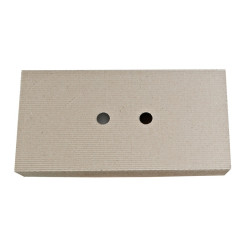 Couvercle pour plateau carton kraft ondulé "Chokra" 38 x 19,8 x 6 cm - 50 unités