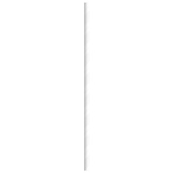 Chalumeau papier cocktail blanc Diam: 0,6 cm 0,6 x 0,6 x 14,5 cm - 500 unités