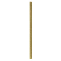 Chalumeau papier kraft emballé individuellement Diam: 0,6 cm 0,6 x 0,6 x 19,7 cm - 500 unités