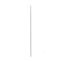 Chalumeau papier blanc emballé individuellement Diam: 0,6 cm 0,6 x 0,6 x 19,7 cm - 500 unités