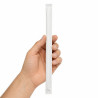 Paille biseautée blanche pour Bubble Tea - emballage individuel  H12mm - 140 unités