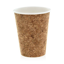 Gobelet carton et liège 350 ml Diam: 9 cm 9 x 6 x 11 cm - 20 unités