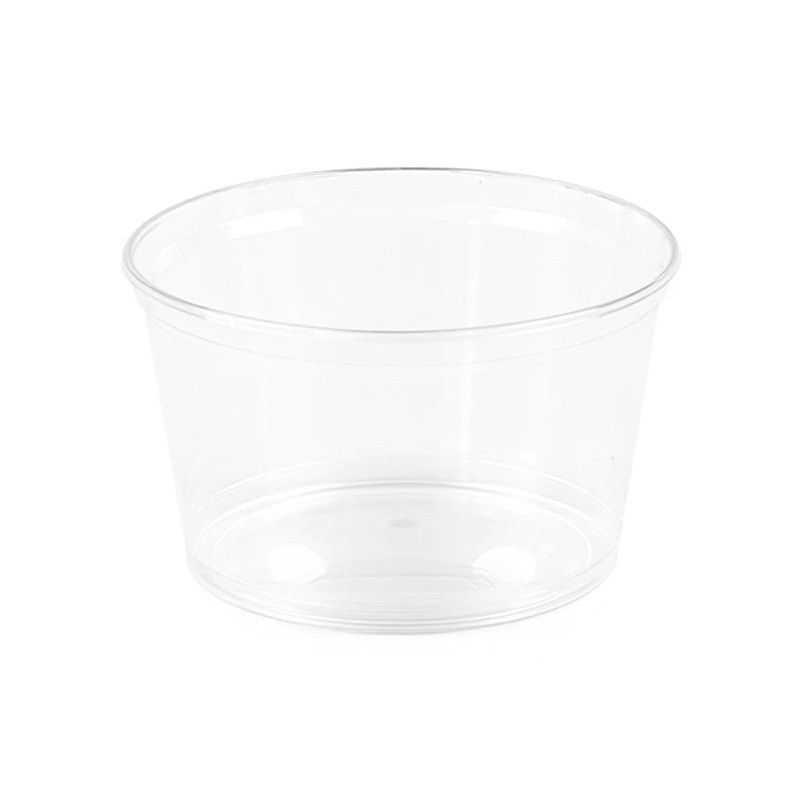 Coupe plastique PS cristal ronde 350 ml Diam: 11,2 cm 11,2 x 6,1 cm - 100 unités