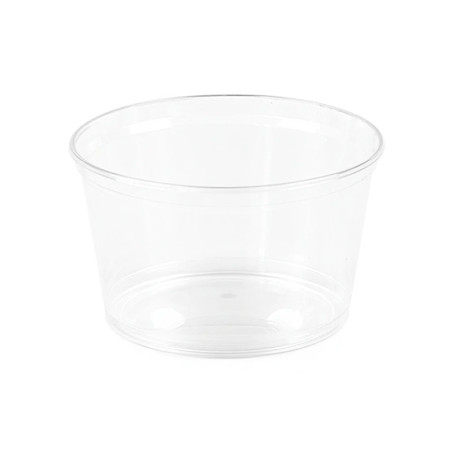 Coupe plastique PS cristal ronde 350 ml Diam: 11,2 cm 11,2 x 6,1 cm - 100 unités