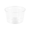 Coupe plastique PS cristal ronde 350 ml Diam: 11,2 cm 11,2 x 6,1 cm - 100 unités