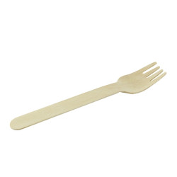 Fourchette bois 14 cm - 100 unités