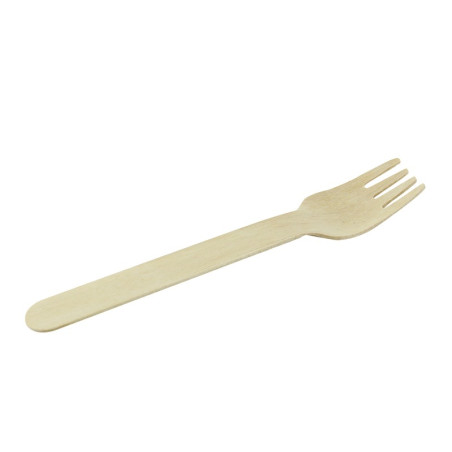 Fourchette bois 14 cm - 100 unités