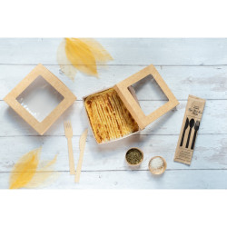 Fourchette bois 14 cm - 100 unités