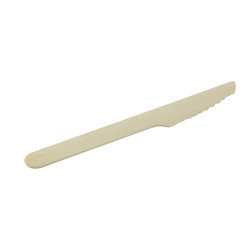 Couteau bois 14 cm - 100 unités