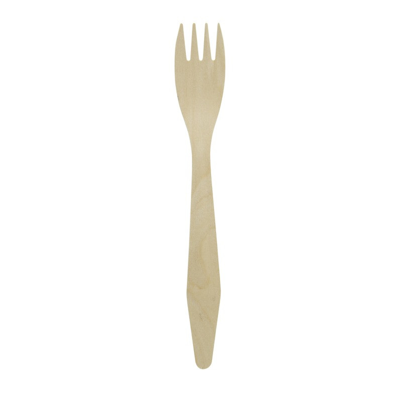 "Hercule" Fourchette bois 18,5cm - 100 unités