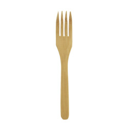 Fourchette bambou 16 cm - 50 unités