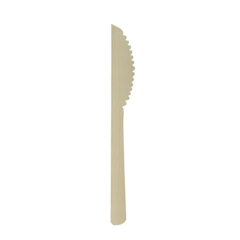 Couteau bambou "Anji" 17 cm - 50 unités