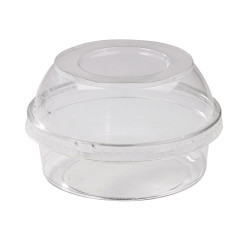 Pot Deli rond PET transparent 230 ml Diam: 11,7 cm 11,7 x 9,6 x 4,4 cm - 50 unités