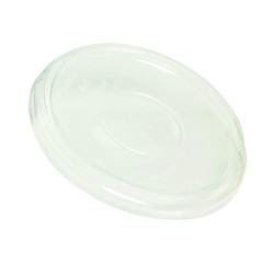 Couvercle rentrant PLA transparent pour pot Deli x 50 unités