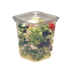 Pot carré en PLA 800 ml 5 x 5 cm - 600 unités