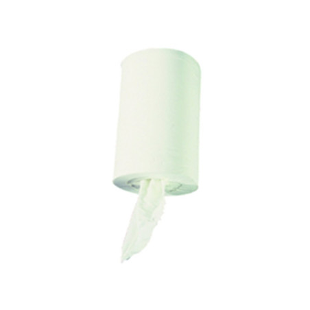 Mini bobine d'essuyage à devidoir central Diam: 12,5 cm 25 x 18,5 cm - 12 unités