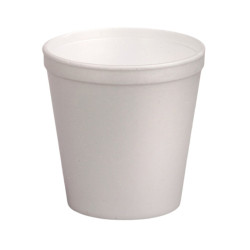 Pot plastique PS blanc isotherme    500ml - 500 unités