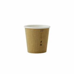Gobelet Carton Pla "Nature Cup"  - 90 ml - 5.9 cm x 4.5 cm x 5.2 cm - 50 unités