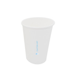 Gobelet carton blanc "AirCup"  - 75 ml - 5,4 cm x 3,7 cm x 5,7 cm - 50 unités