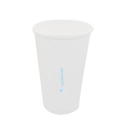 Gobelet AirCup en carton blanc 90ml Ø62mm - 50 unités