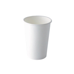 Gobelet AirCup en carton blanc 230ml Ø80mm - 50 unités