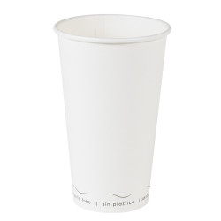 Gobelet eden sans plastique  - 470 ml - 9 cm x 6 cm x 13,6 cm. - 50 unités