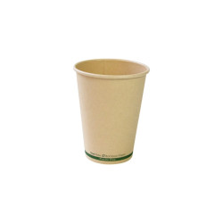 Verre en fibres de bambou sans plastique  - 9 cm x 6 cm x 11 cm - 50 unités