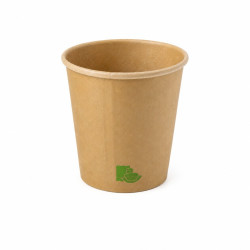 Gobelet Zen en carton kraft brun 72ml Ø54mm - 50 unités