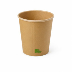 Gobelet Zen en carton kraft brun 180ml Ø74mm - 50 unités