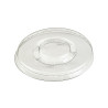 Couvercle PET transparent plat Diam: 8 cm 8 cm - 100 unités