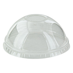 Couvercle PET transparent dôme Diam: 9 cm 9 x 3 cm - 100 unités