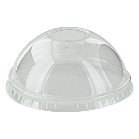 Couvercle PET transparent dôme Diam: 9 cm 9 x 3 cm - 100 unités