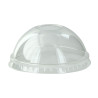 Couvercle PET transparent dôme avec trou Diam: 9 cm 9 x 3 cm x 100 unités