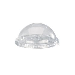 Couvercle PET transparent dôme Diam: 7,7 cm 7,7 x 3,7 cm - 50 unités