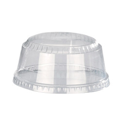 Couvercle PET transparent dôme Diam: 9,8 cm 9,8 x 4,5 cm - 100 unités