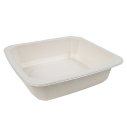 Barquette scellable pulpe laminée PLA "gastronorme" 1/6 176x162mm H45mm 850ml - 100 unités