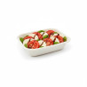 Barquette scellable pulpe laminée PLA "gastronorme" 1/8 465 ml 16 x 13 x 3,6 cm - 100 unités