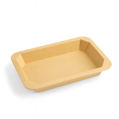 Barquettes GN 1/3 scellables en carton 325x172mm H48mm - 50 unités