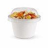 Couvercle PET transparent Diam: 11,6 cm 11,6 x 2,8 cm - 50 unités